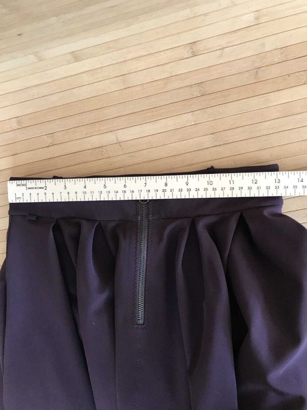 LULULEMON Away Dress Lycra Perforated Athleisure plum yellow Size 4-6 - Picture 7 of 8